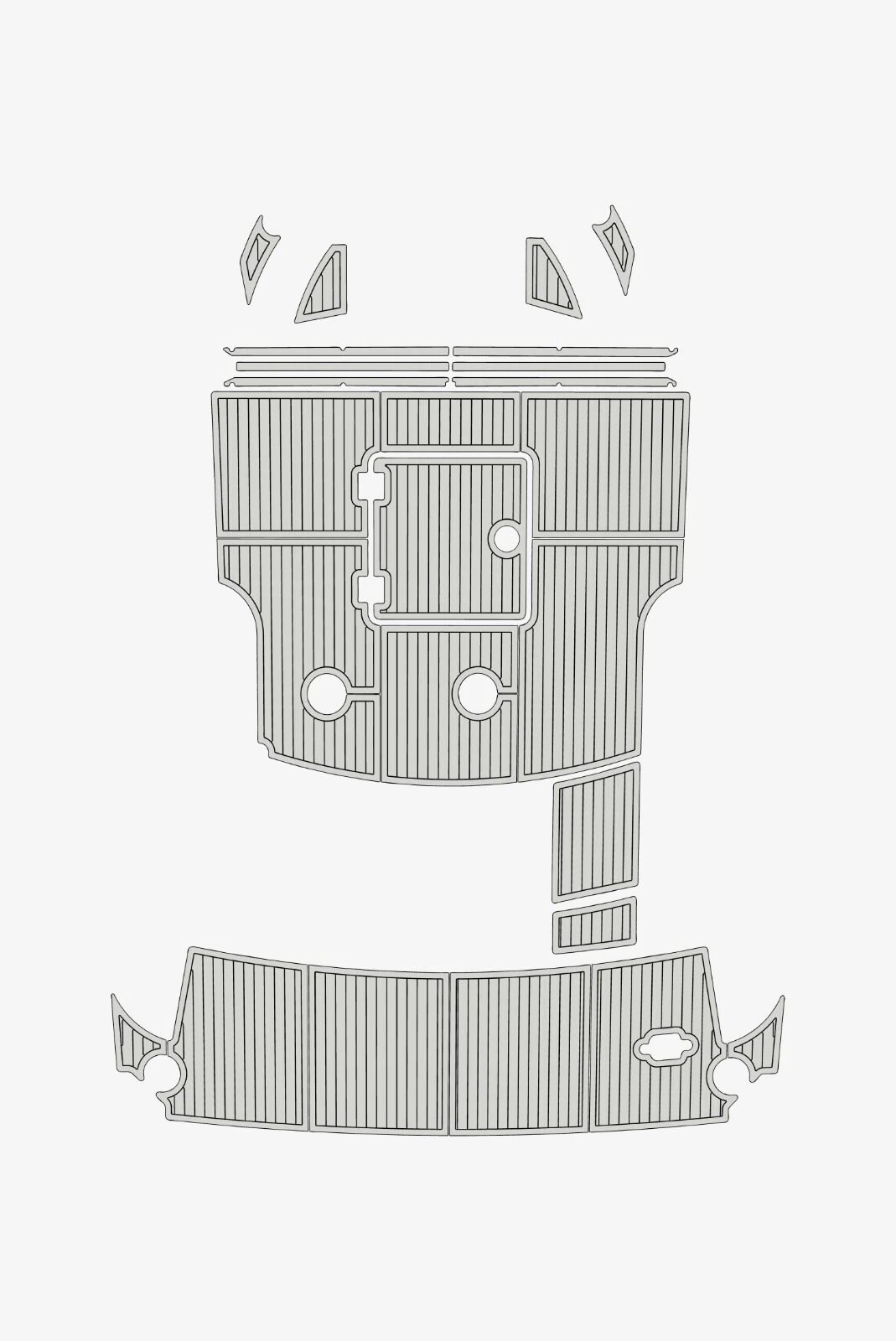 1 Kit EVA Foam marine floor 6mm 2016 Carver 43