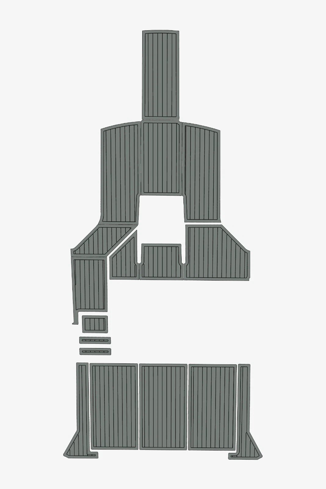 1 Kit EVA Foam marine floor faux teak Carver 38