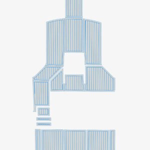 1 Kit EVA Foam marine floor faux teak Carver 38