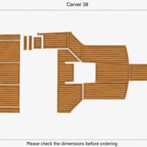1 Kit EVA Foam marine floor faux teak Carver 38