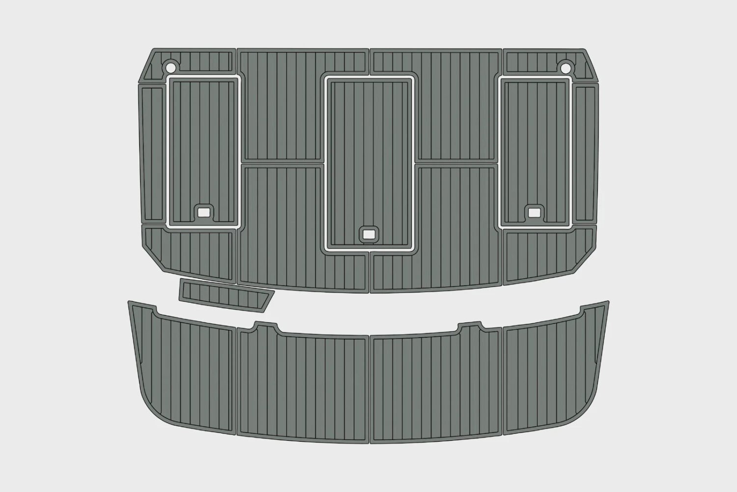 EVA Foam marine flooring 1986-1988 Carver 36 Mariner (13) 1 Kit EVA Foam marine flooring 1986-1988 Carver 36 Mariner