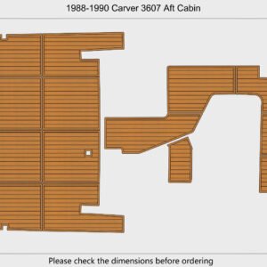 1 Kit EVA Foam marine flooring 1988-1990 Carver 3607