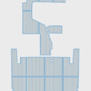 1 Kit EVA Foam marine flooring 1988-1990 Carver 3607