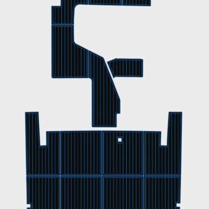 1 Kit EVA Foam marine flooring 1988-1990 Carver 3607