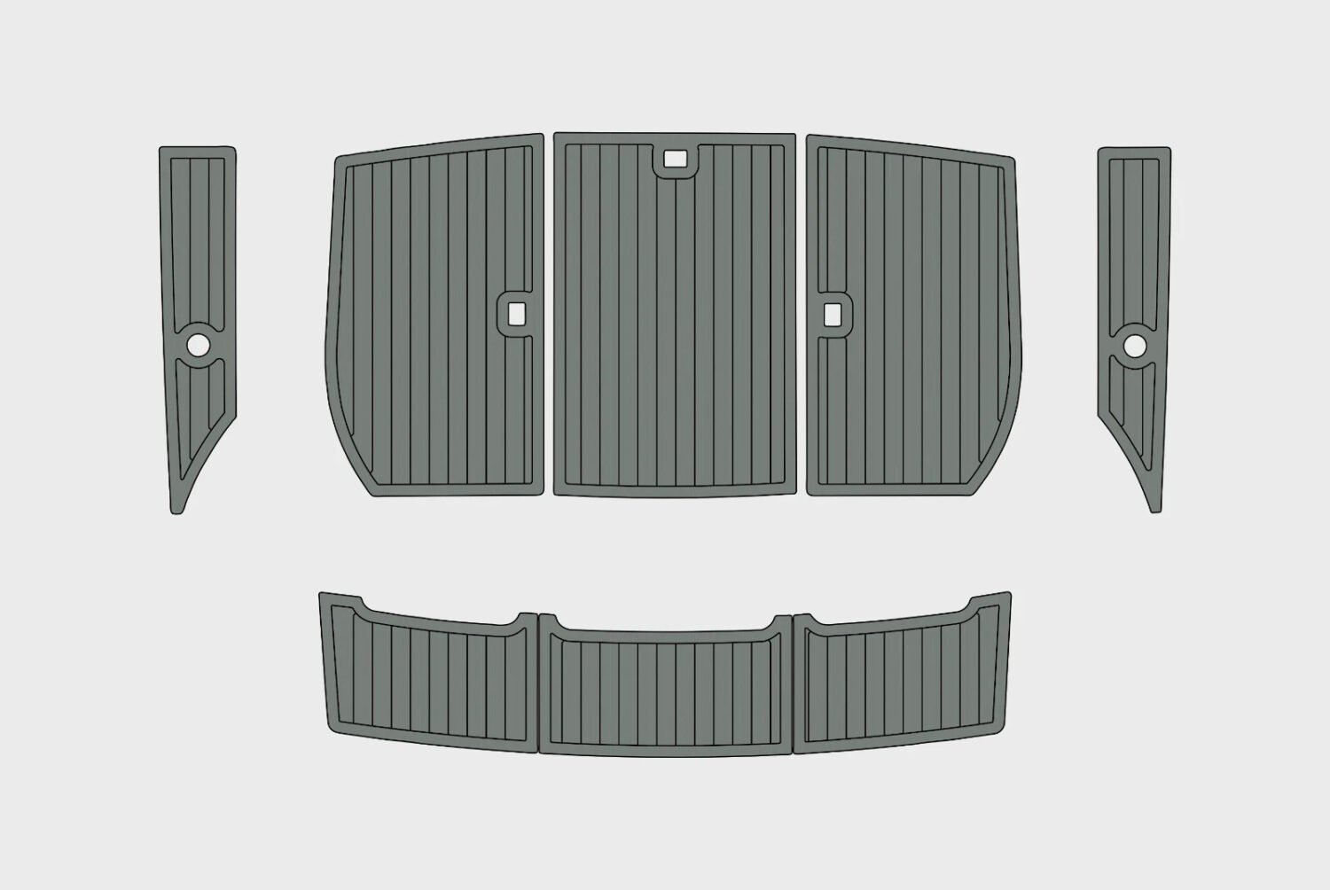 1 Kit EVA Foam marine flooring 1990-1992 Carver 28
