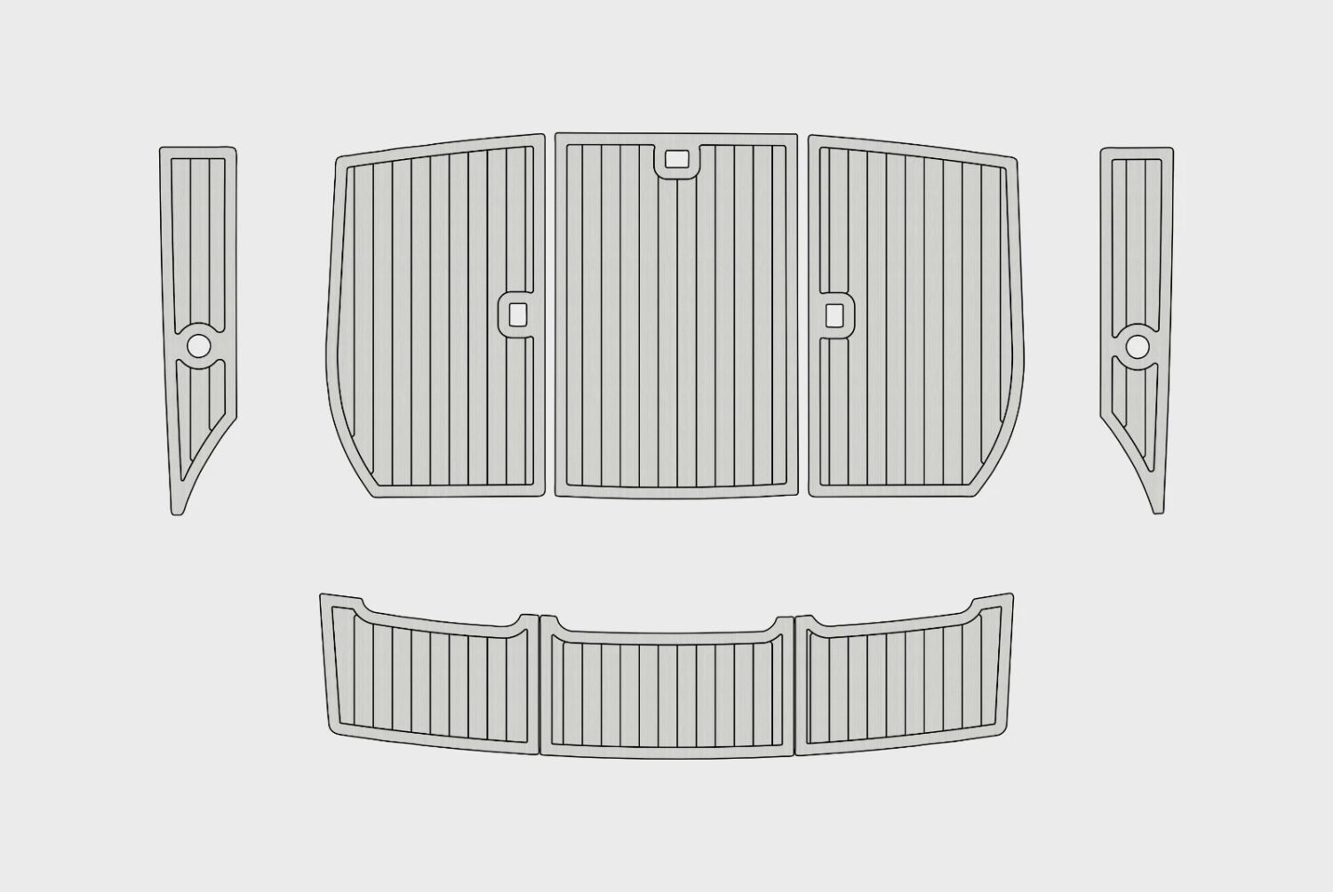 1 Kit EVA Foam marine flooring 1990-1992 Carver 28