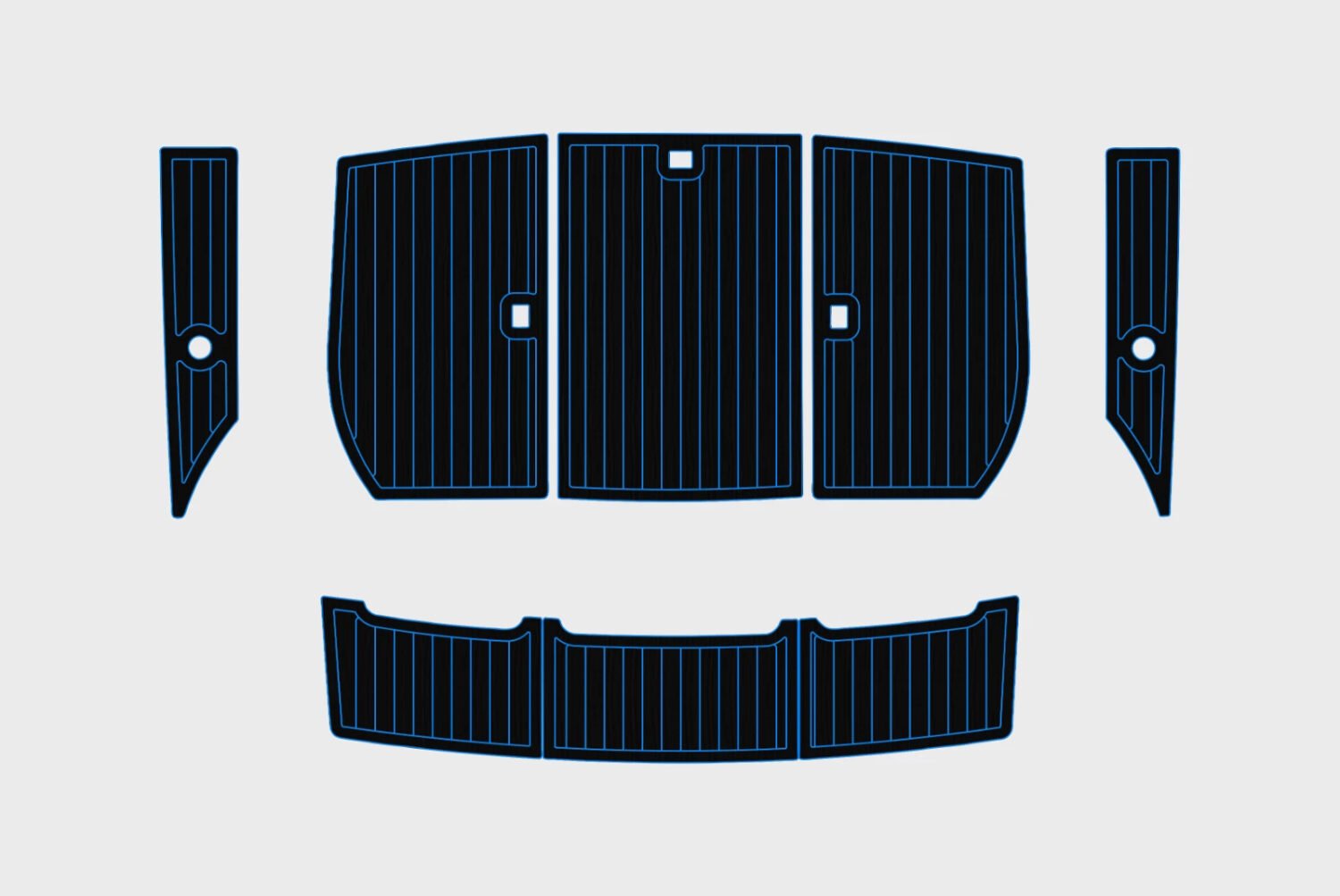 1 Kit EVA Foam marine flooring 1990-1992 Carver 28