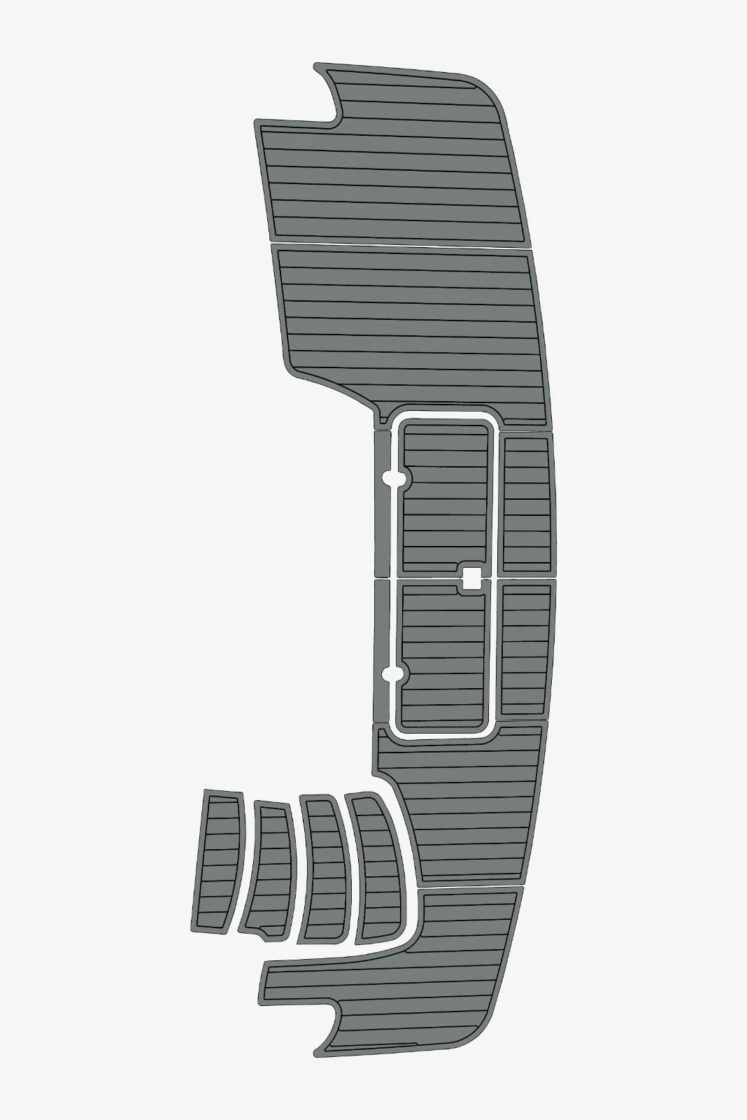 1 Kit EVA Foam marine flooring 1996-1997 Carver 455