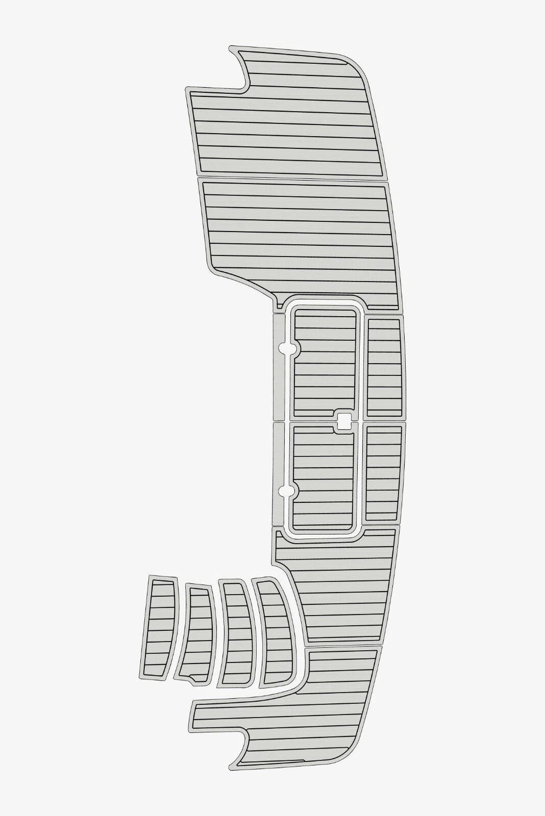 1 Kit EVA Foam marine flooring 1996-1997 Carver 455