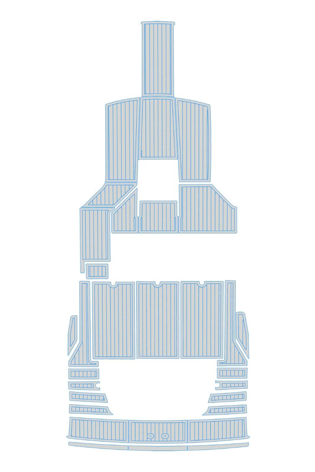 1 Kit EVA Foam marine flooring 1998-2002 Carver 380