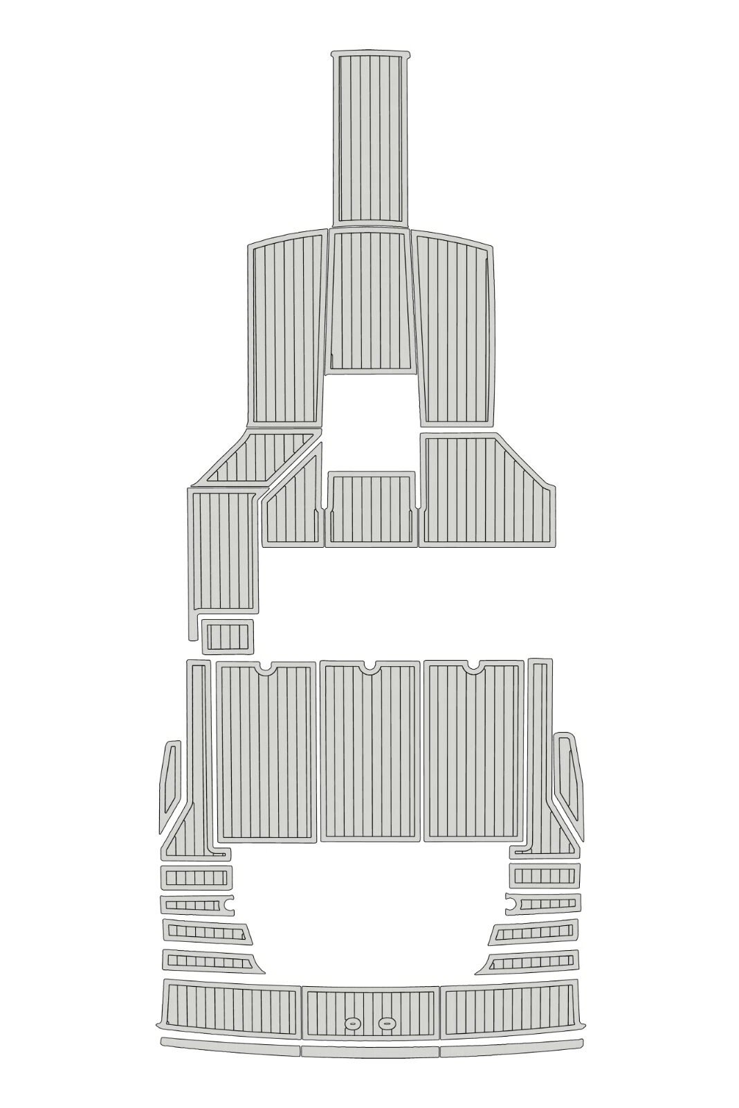 1 Kit EVA Foam marine flooring 1998-2002 Carver 380