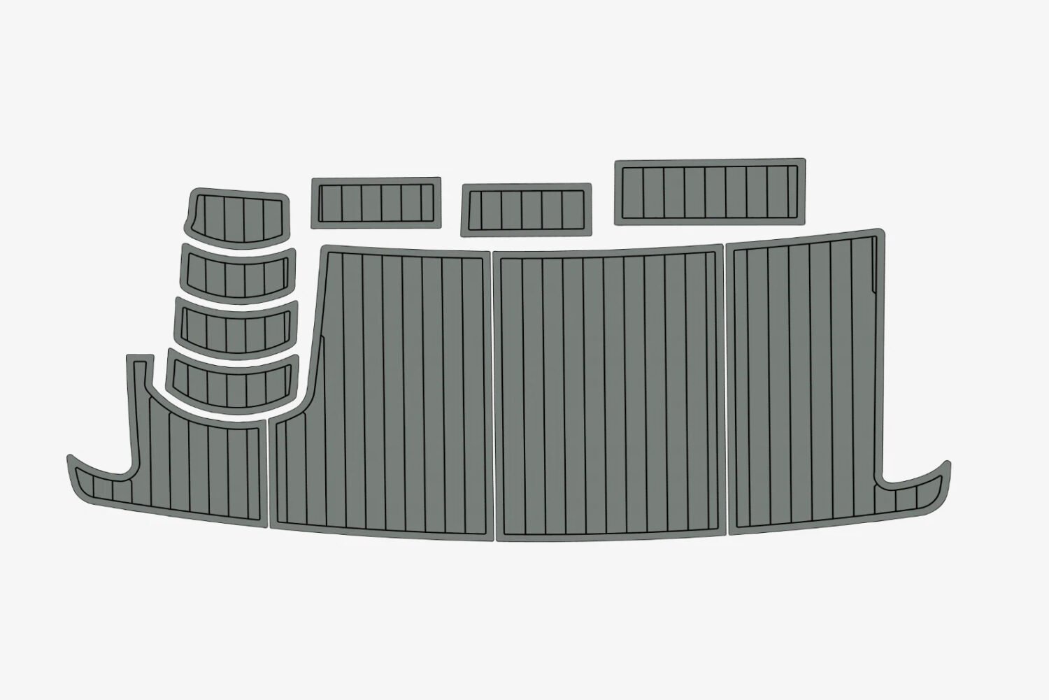 1 Kit EVA Foam marine flooring 2002 Carver 35