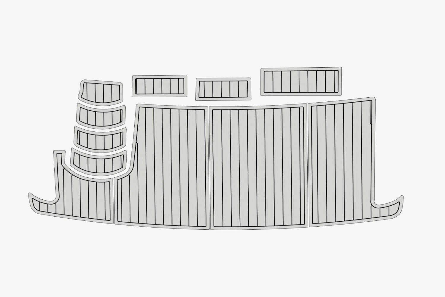 1 Kit EVA Foam marine flooring 2002 Carver 35