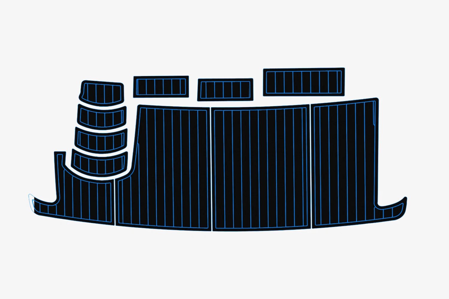 1 Kit EVA Foam marine flooring 2002 Carver 35