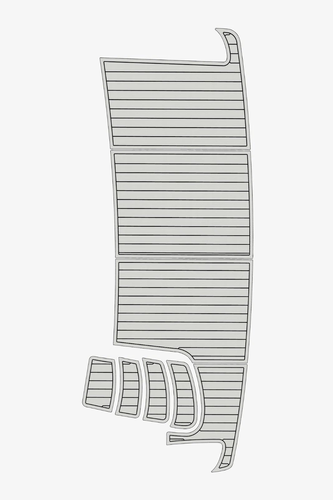 1 Kit EVA Foam marine flooring 2002 Carver 406