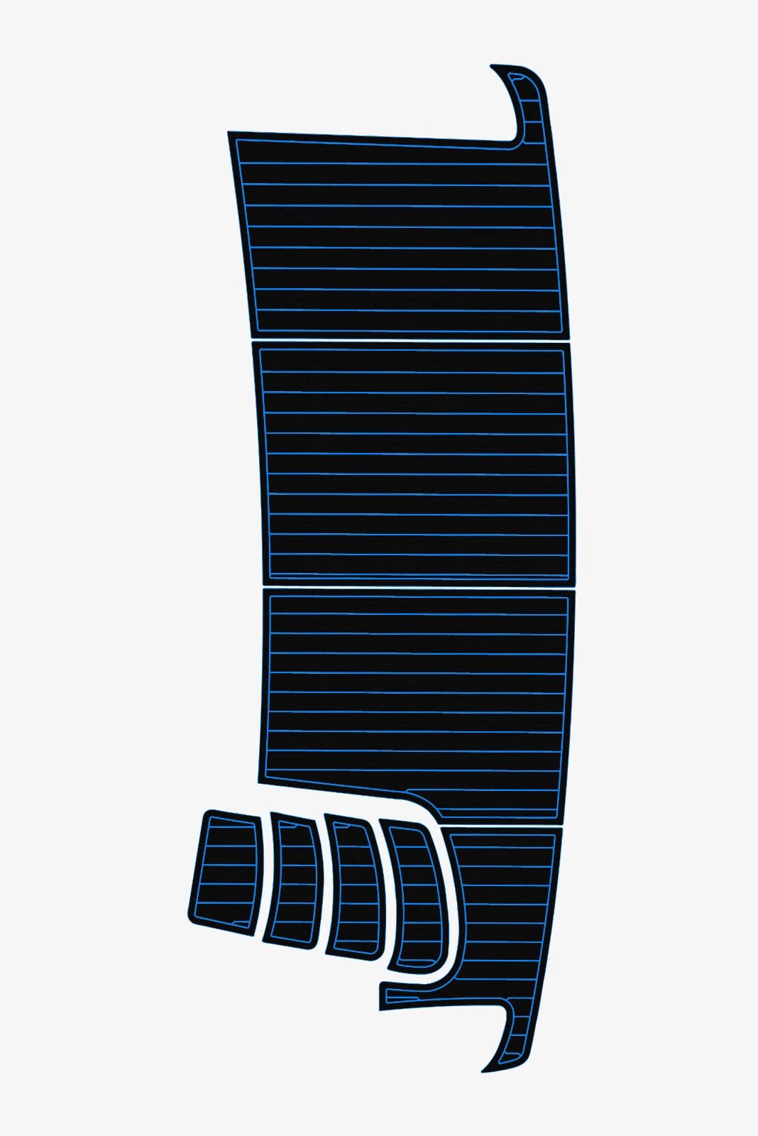 1 Kit EVA Foam marine flooring 2002 Carver 406