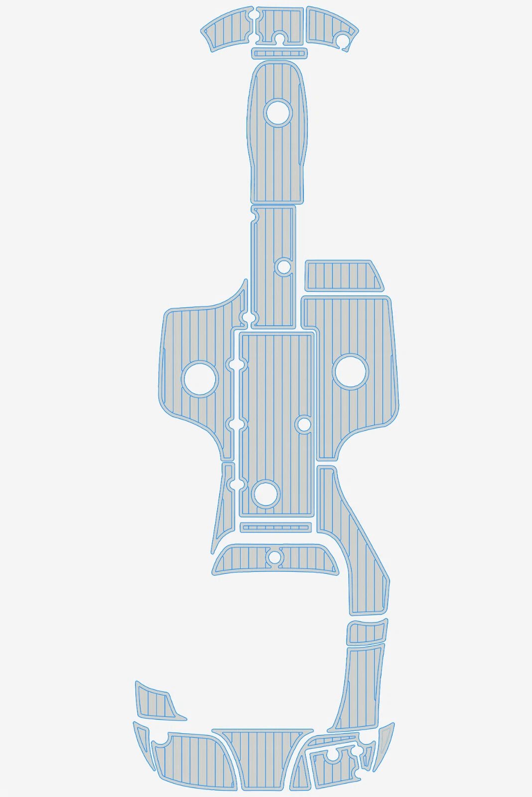 EVA Foam marine flooring 2004-2006 Crownline 240 (15) 1 Kit EVA Foam marine flooring 2004-2006 Crownline 240