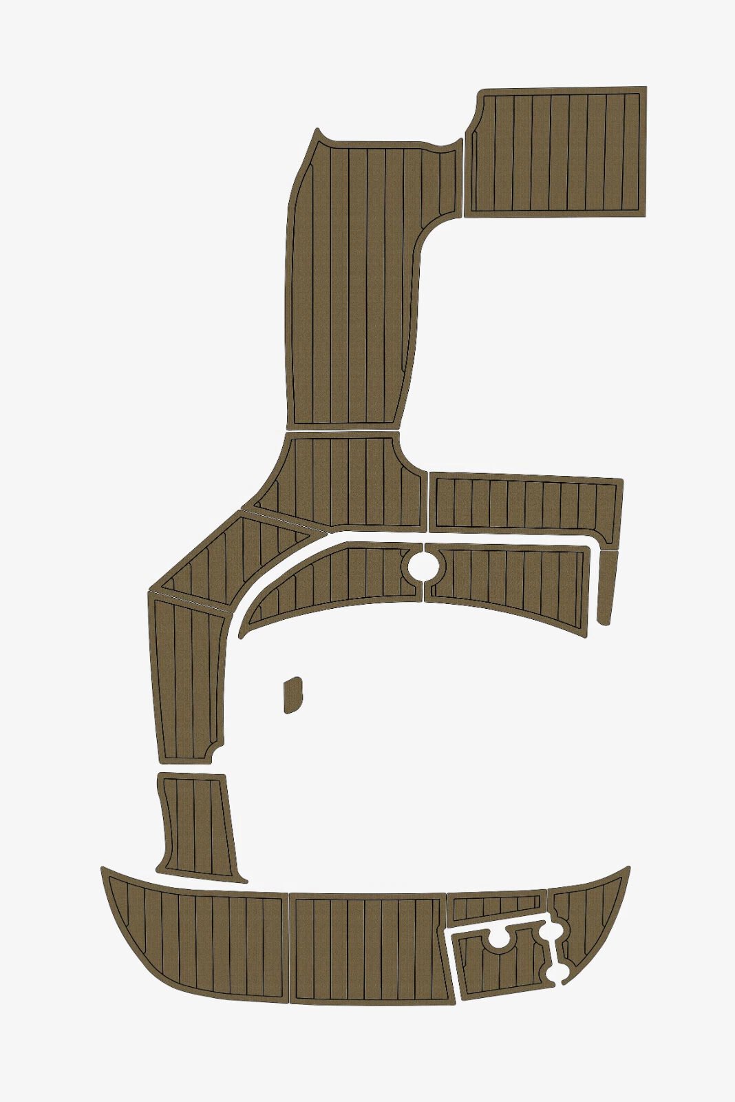 EVA Foam marine flooring 2004-2009 Crownline 270 (11) 1 Kit EVA Foam marine flooring 2004-2009 Crownline 270