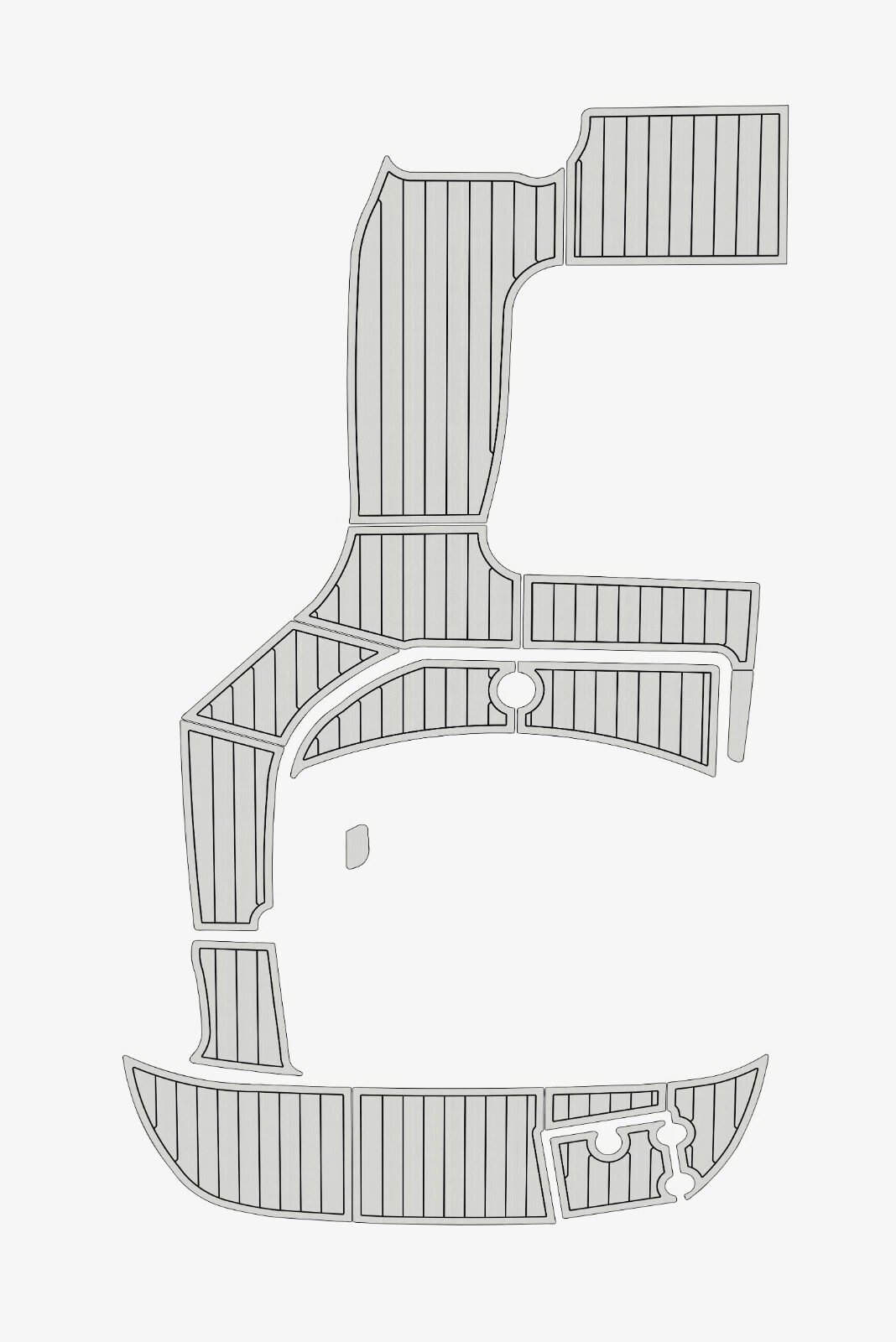 EVA Foam marine flooring 2004-2009 Crownline 270 (14) 1 Kit EVA Foam marine flooring 2004-2009 Crownline 270