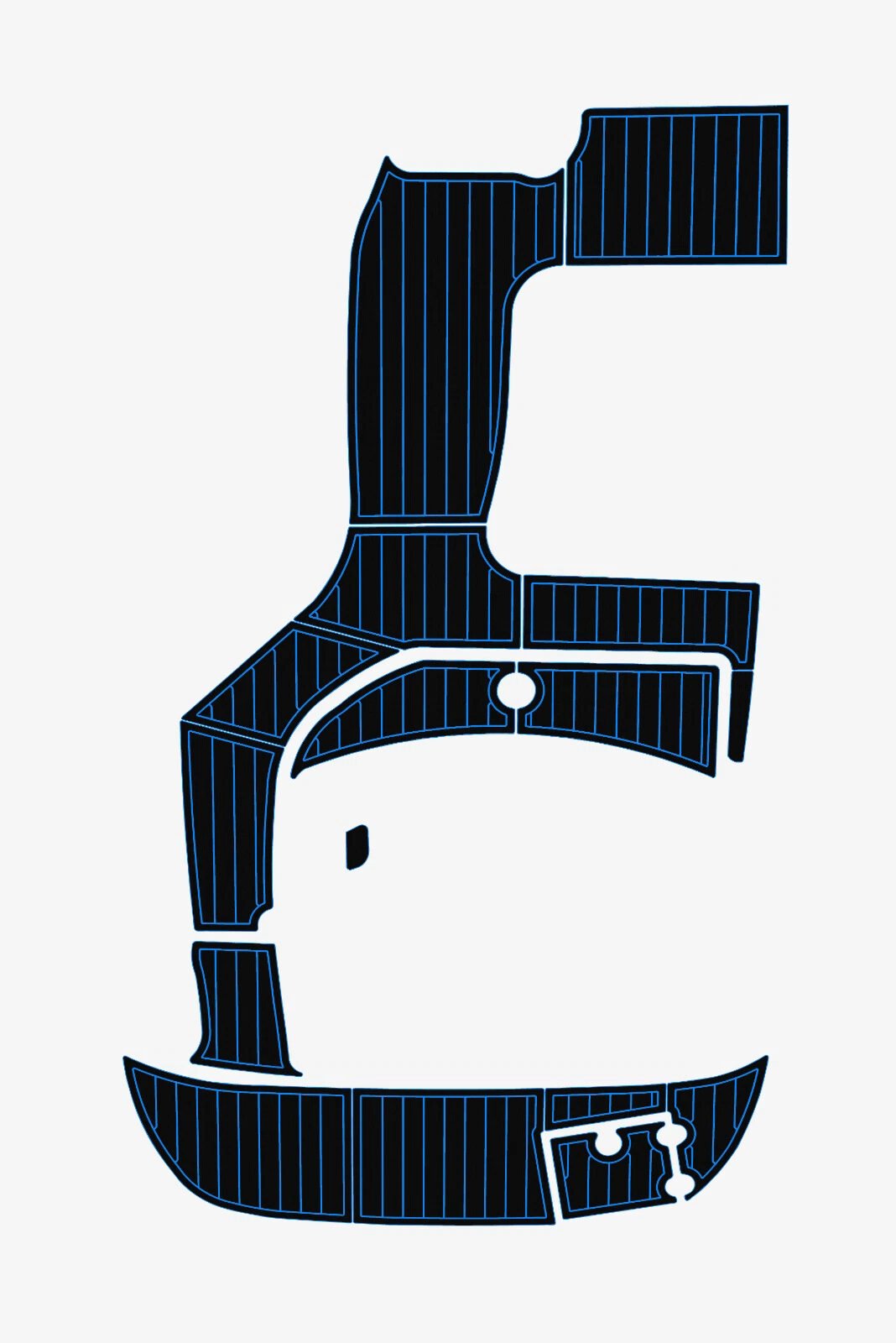 EVA Foam marine flooring 2004-2009 Crownline 270 (3) 1 Kit EVA Foam marine flooring 2004-2009 Crownline 270