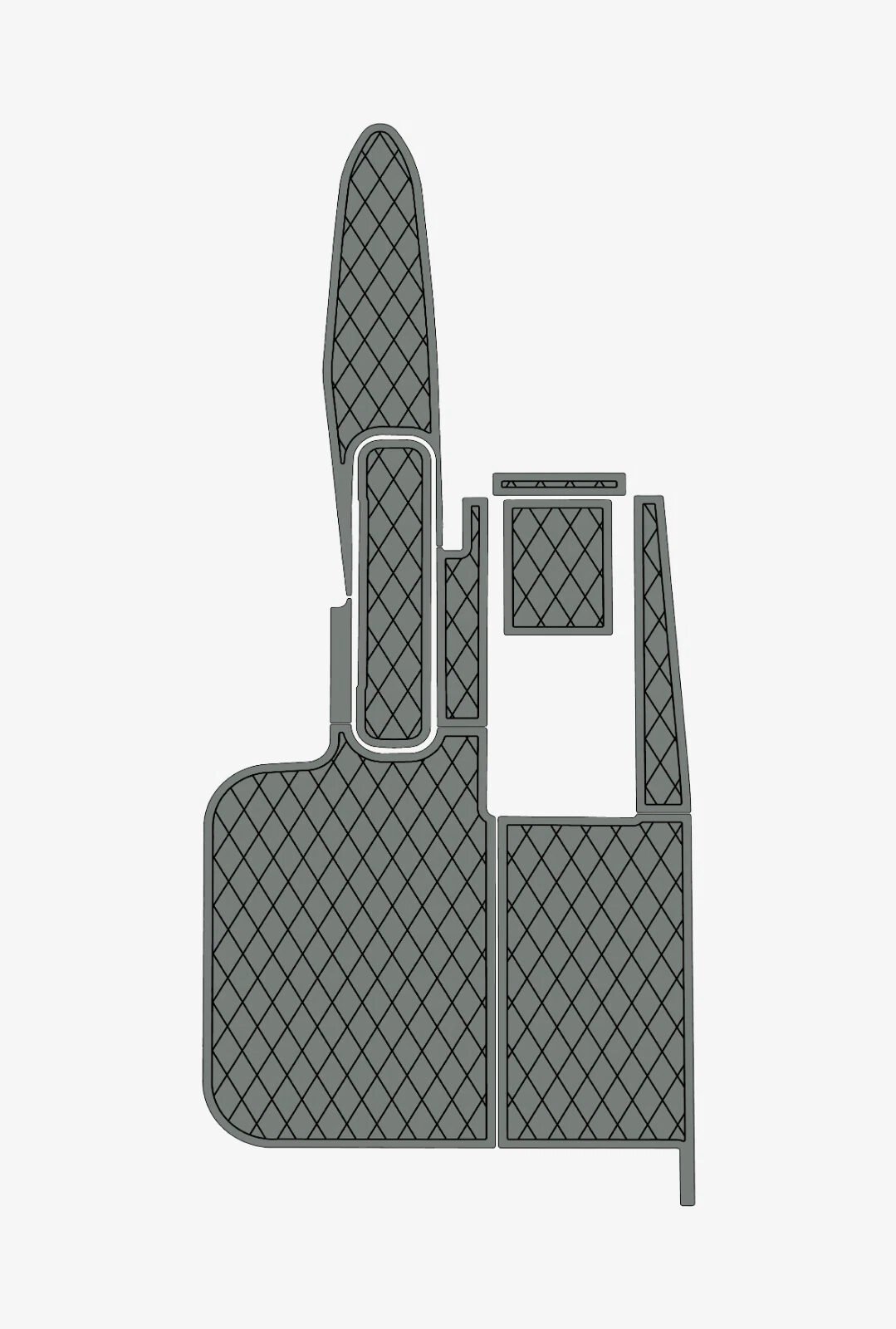 EVA Foam marine flooring 2005 Malibu Sunsettert VLX (5) 1 Kit EVA Foam marine flooring 2005 Malibu Sunsettert VLX