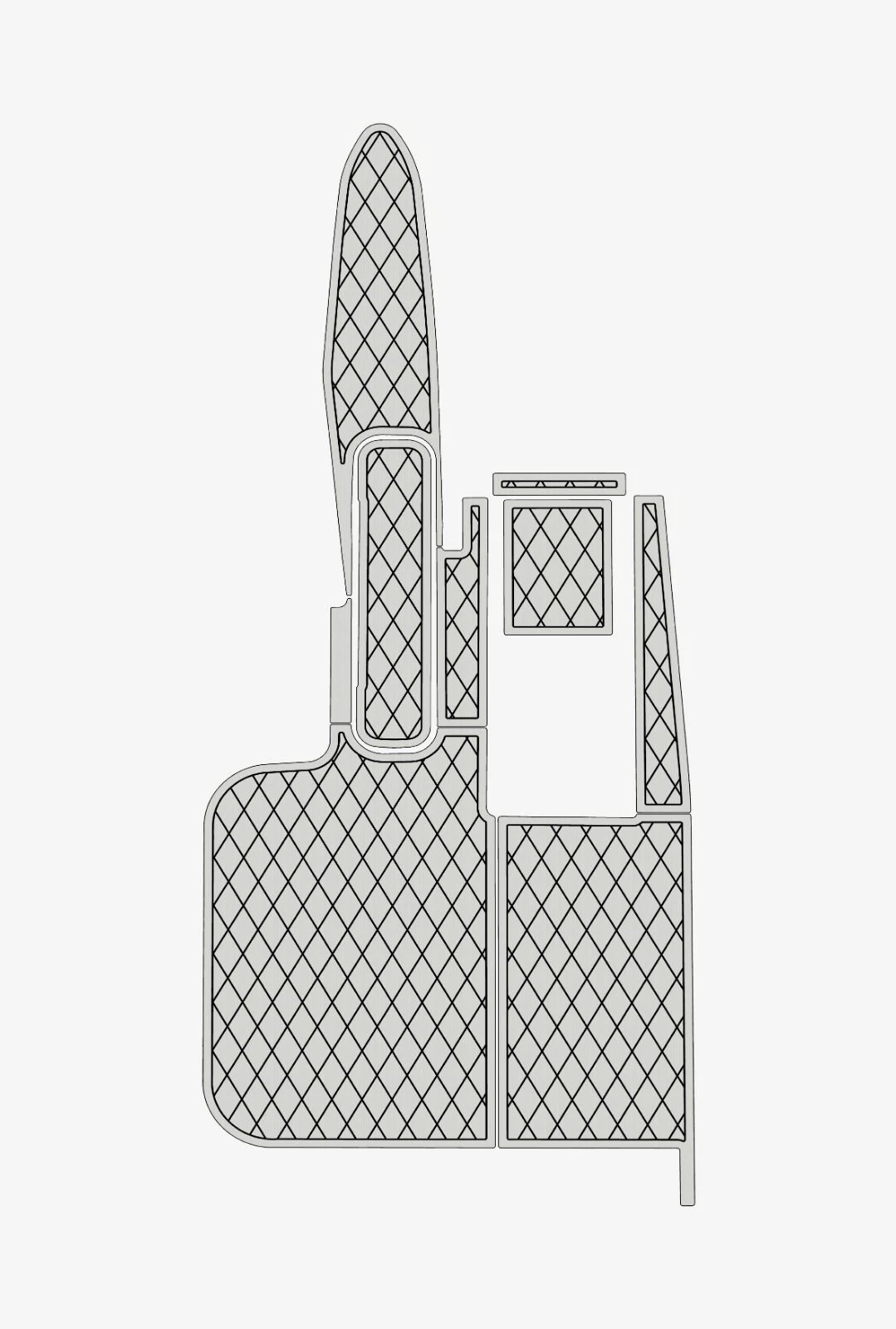 EVA Foam marine flooring 2005 Malibu Sunsettert VLX (7) 1 Kit EVA Foam marine flooring 2005 Malibu Sunsettert VLX