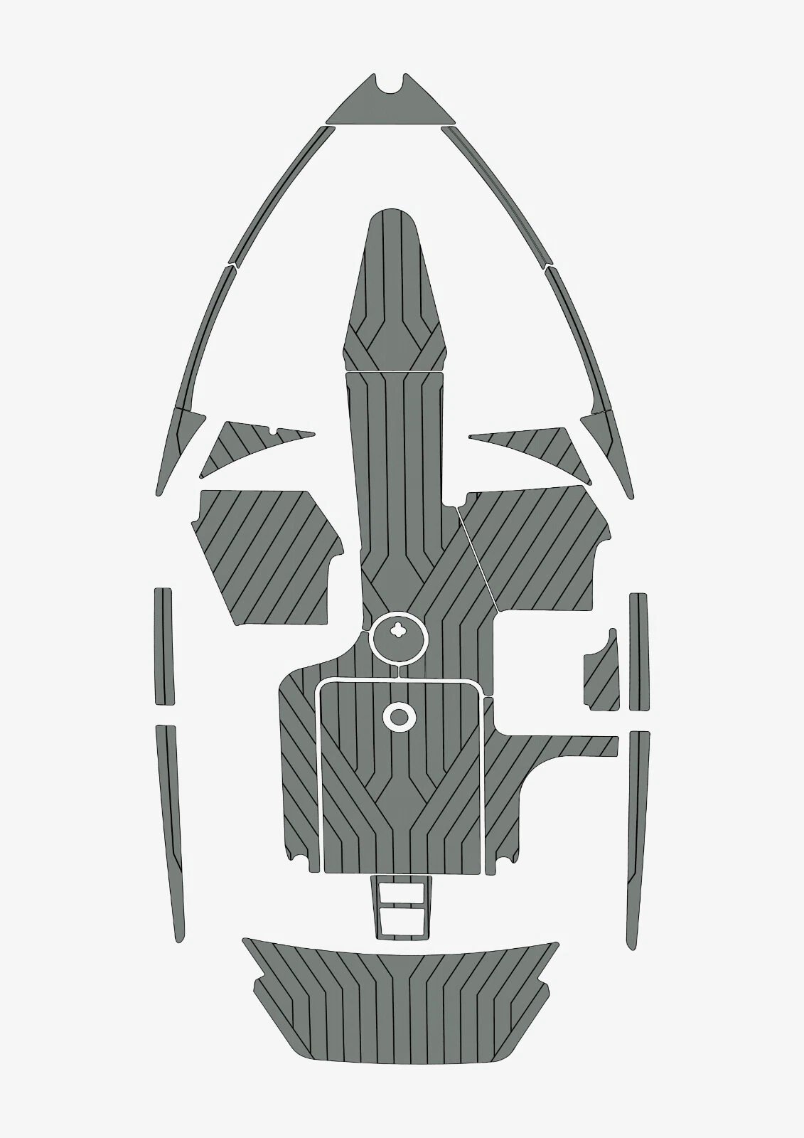 1 Kit EVA Foam marine flooring 2016-2018 Malibu 20 VTX