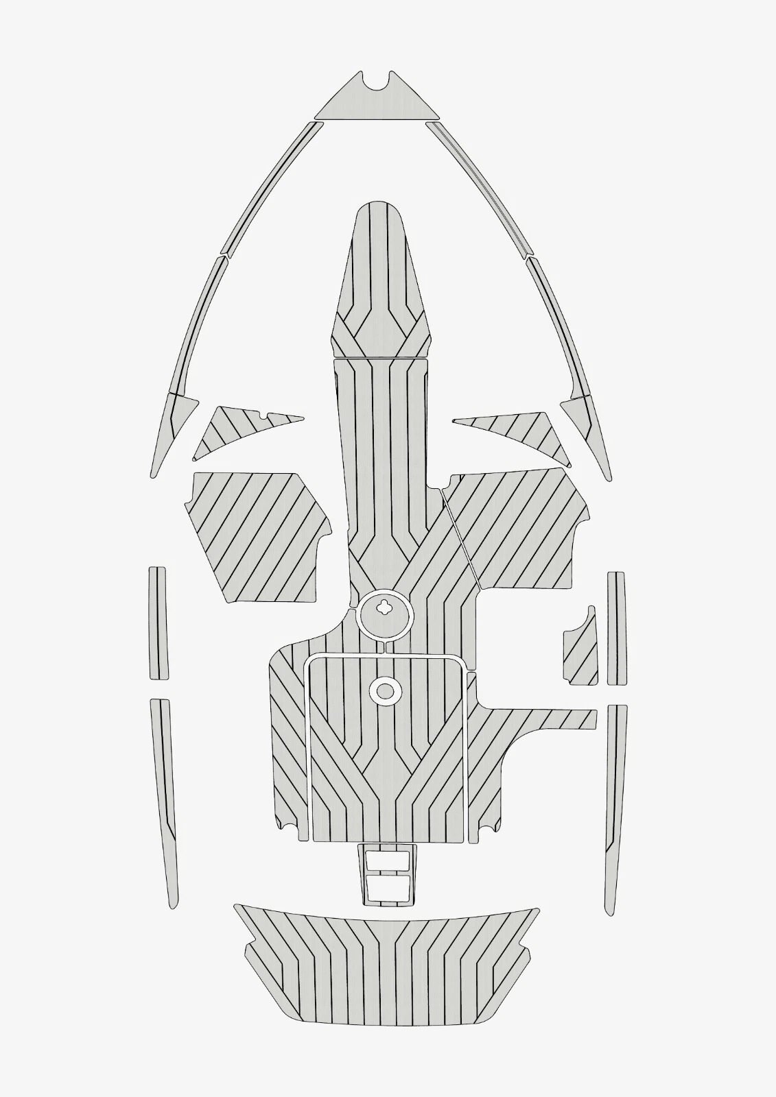 1 Kit EVA Foam marine flooring 2016-2018 Malibu 20 VTX