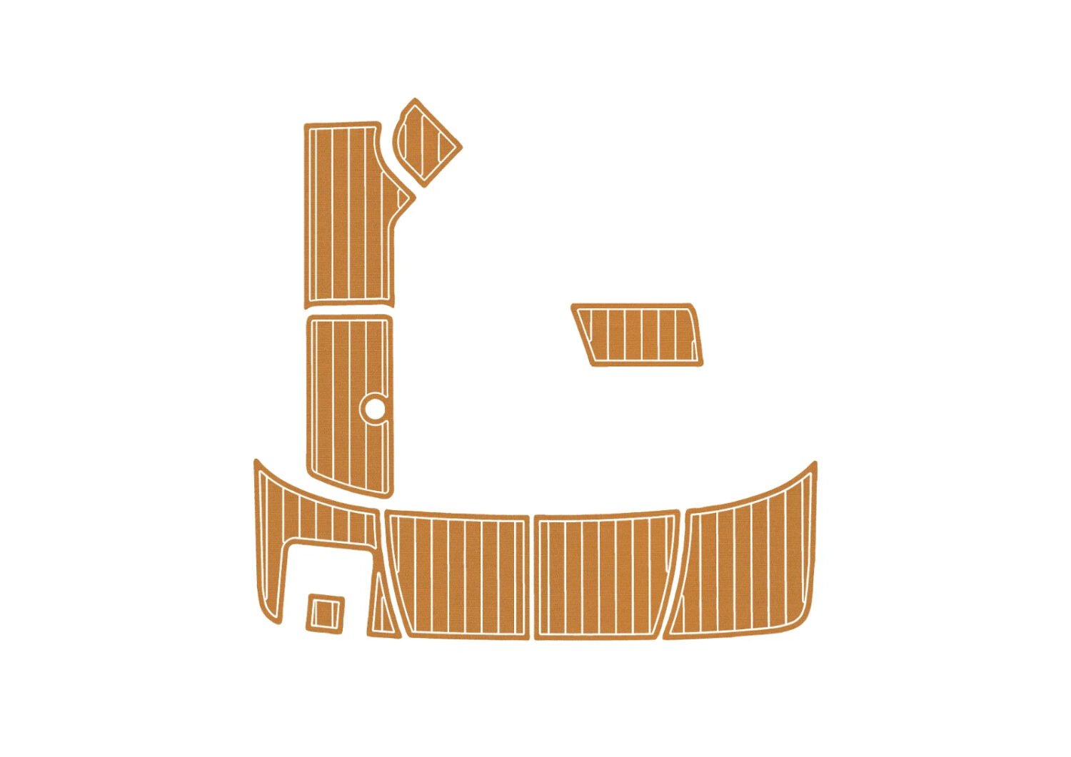 1 Kit EVA Foam marine flooring 2016-2021 Sea Ray 190 SPX