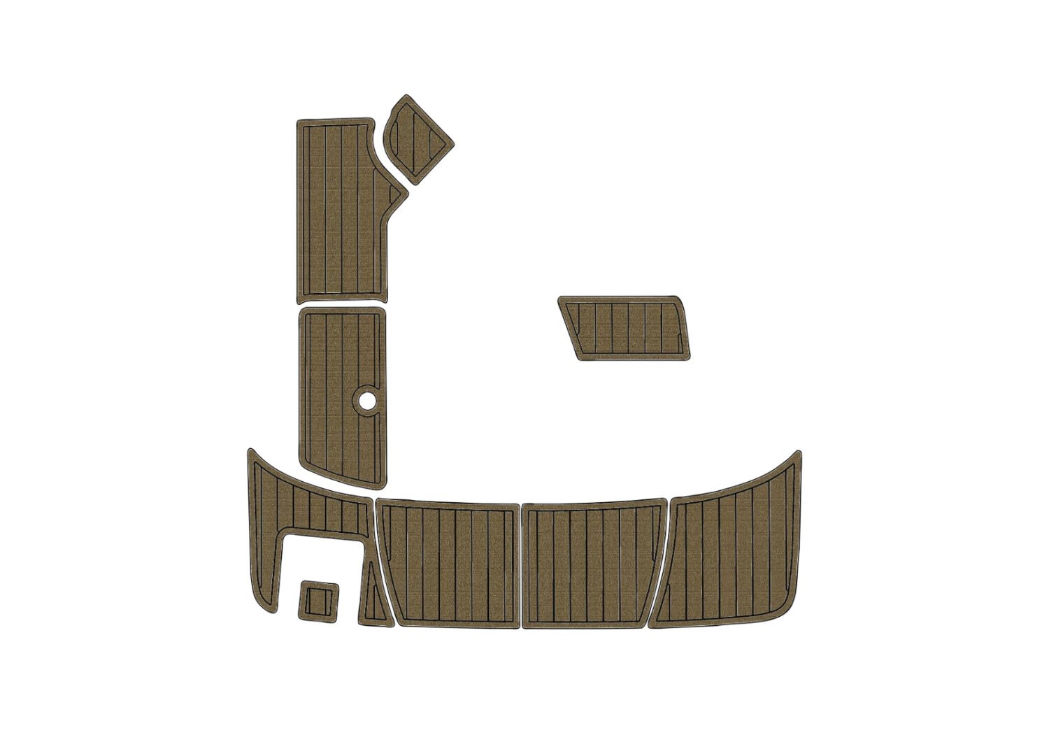 1 Kit EVA Foam marine flooring 2016-2021 Sea Ray 190 SPX