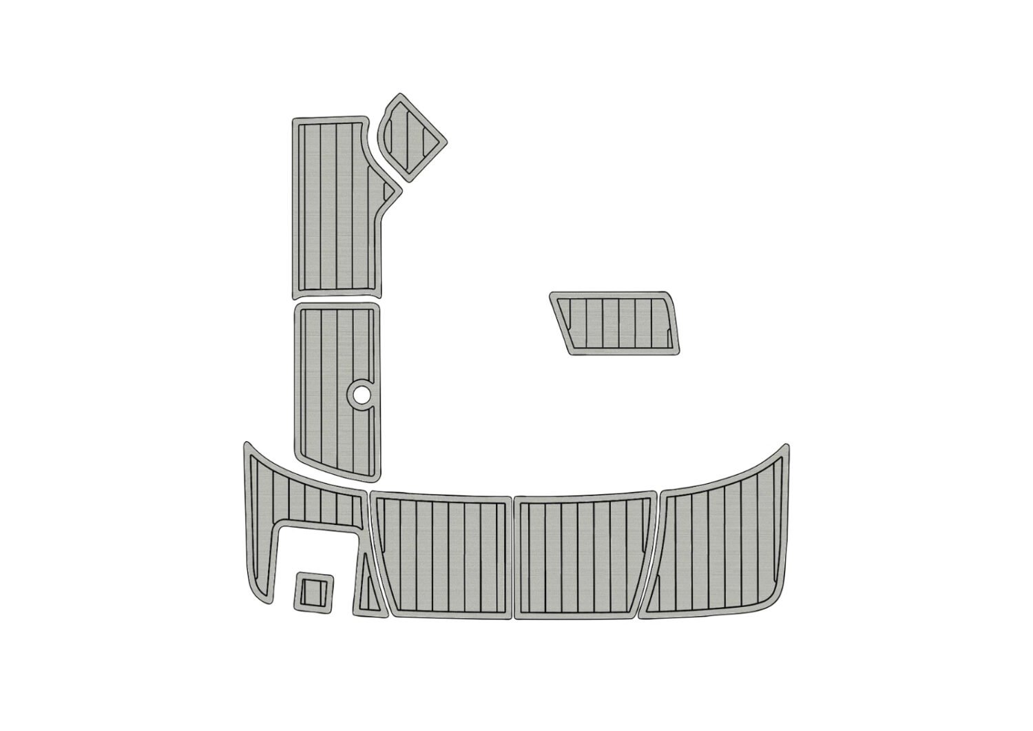 1 Kit EVA Foam marine flooring 2016-2021 Sea Ray 190 SPX