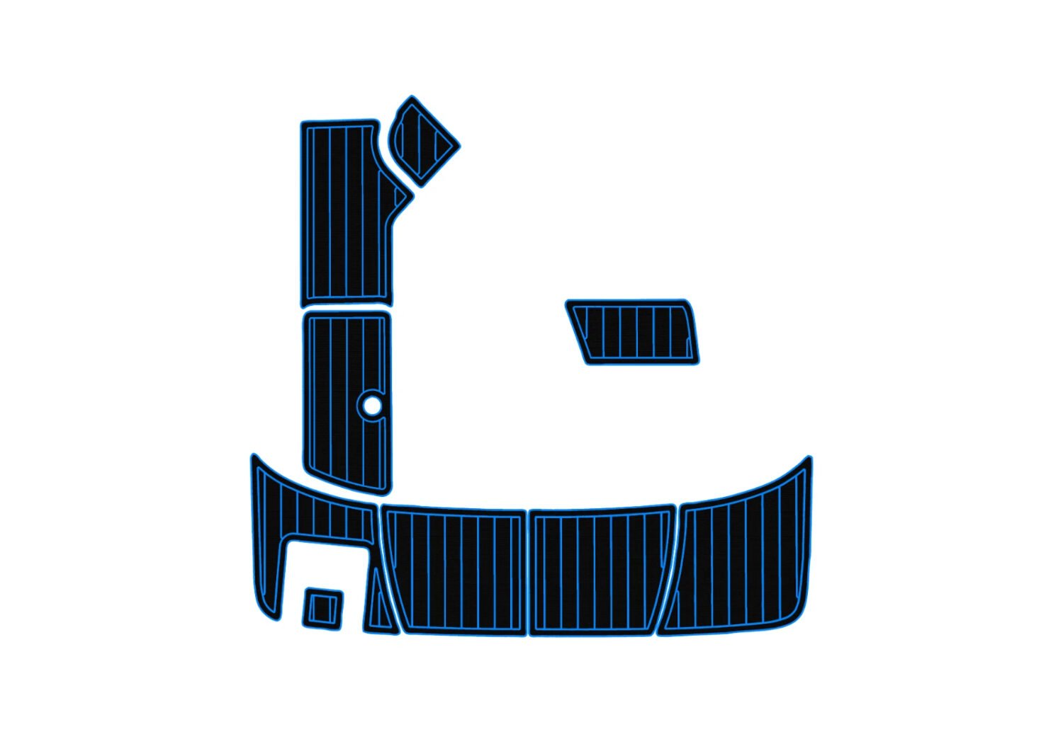 1 Kit EVA Foam marine flooring 2016-2021 Sea Ray 190 SPX