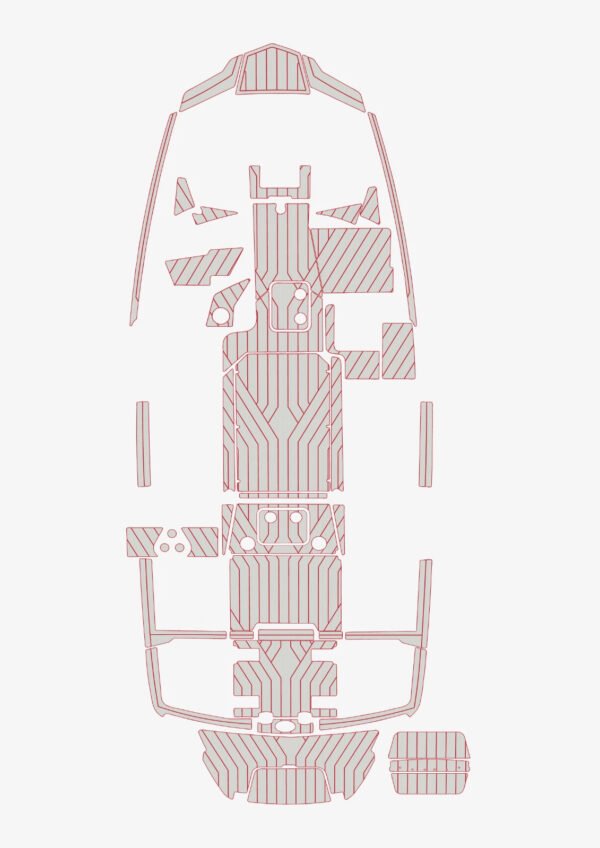 EVA Foam marine flooring 2021-2022 Malibu M220 (9) 1 Kit EVA Foam marine flooring 2021-2022 Malibu M220