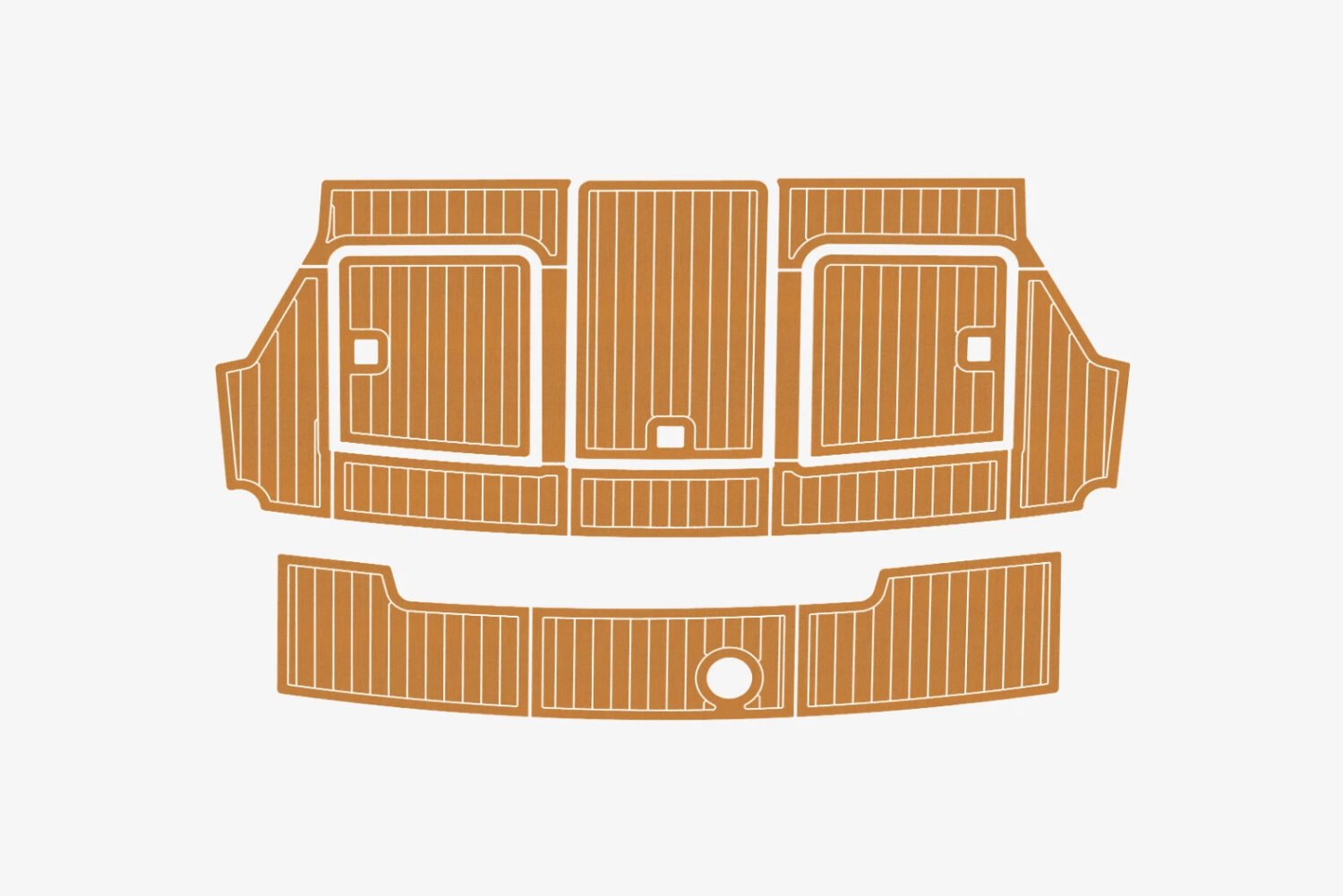 1 Kit EVA Foam marine flooring 6mm Carver 37 Cockpit