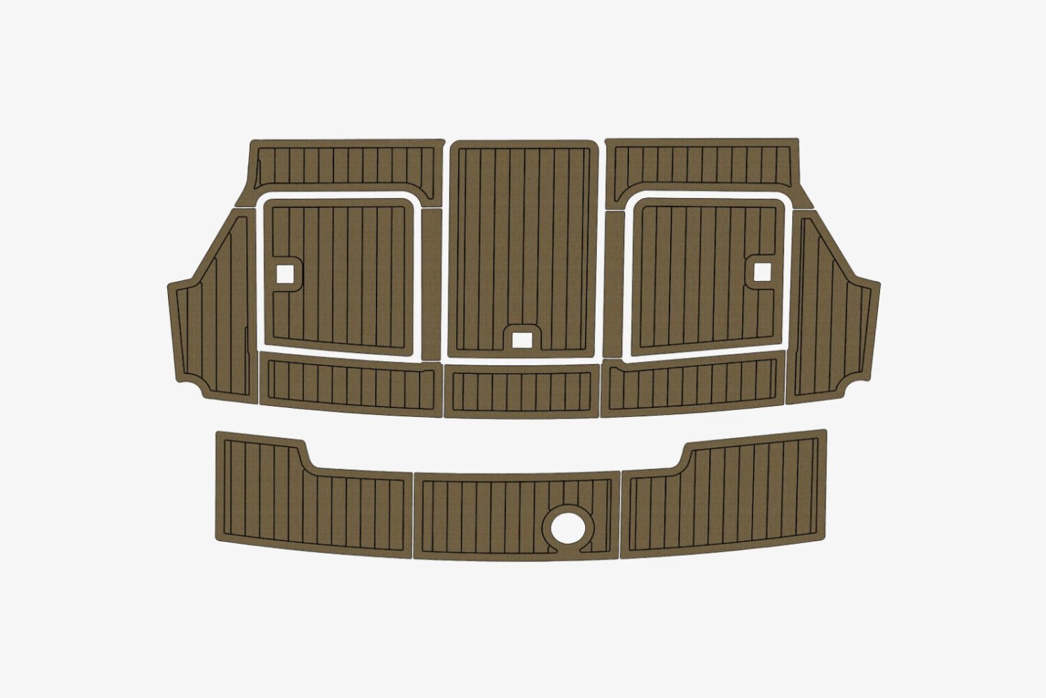 EVA Foam marine flooring 6mm Carver 37 Cockpit (12) 1 Kit EVA Foam marine flooring 6mm Carver 37 Cockpit