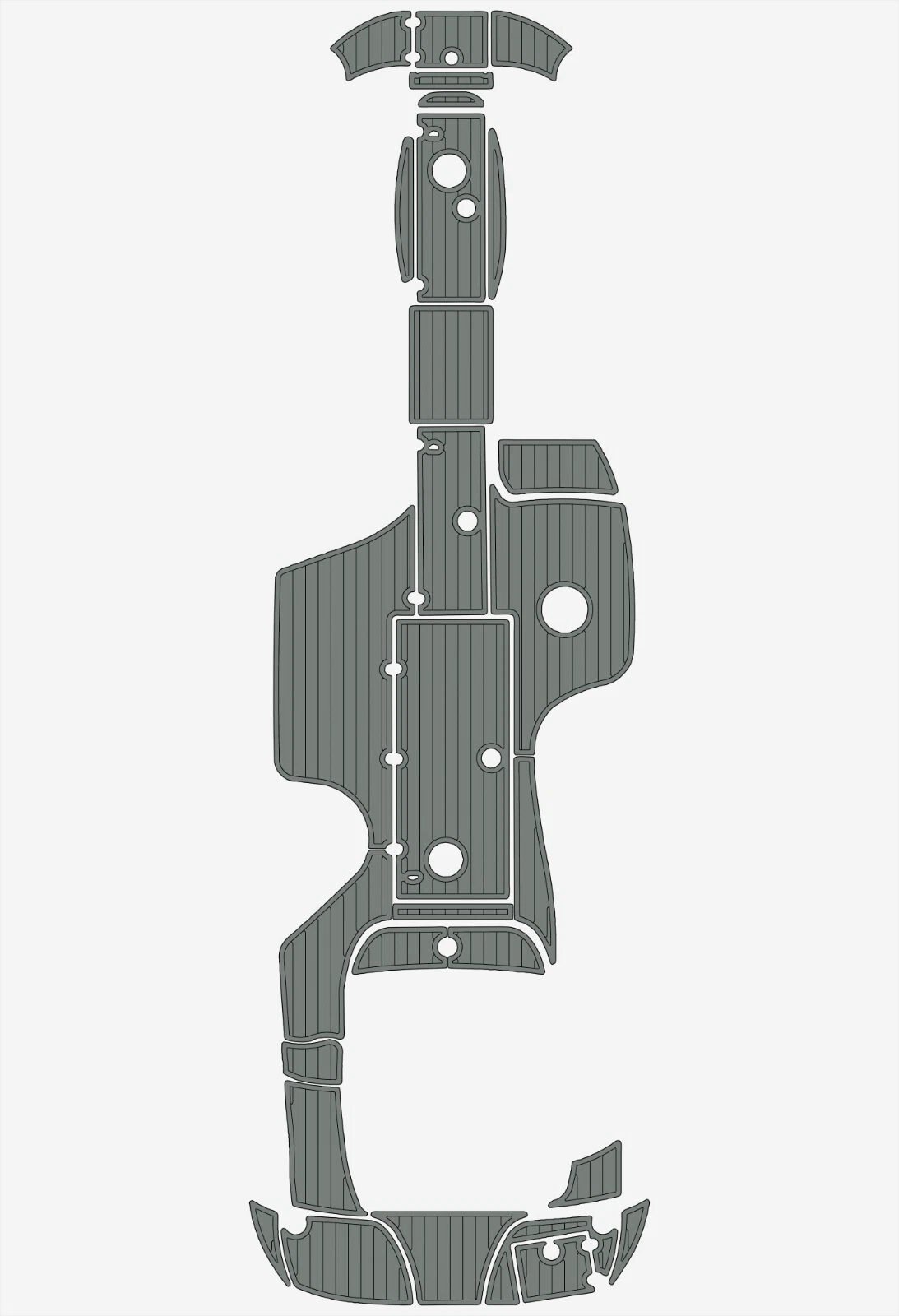 1 Kit EVA foam boat floor 2006-2007 Crownline 262 EX