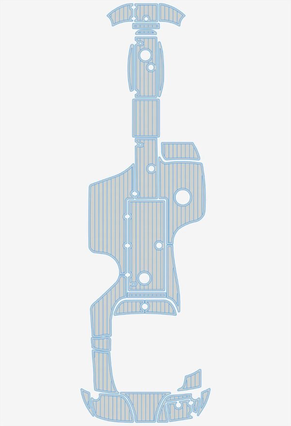 EVA foam boat floor 2006-2007 Crownline 262 EX (9) 1 Kit EVA foam boat floor 2006-2007 Crownline 262 EX