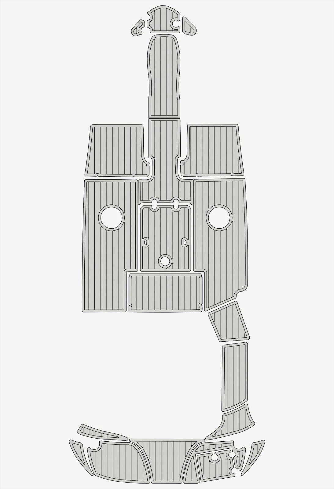 1 Kit EVA foam boat flooring 2006-2010 Crownline 210 LS
