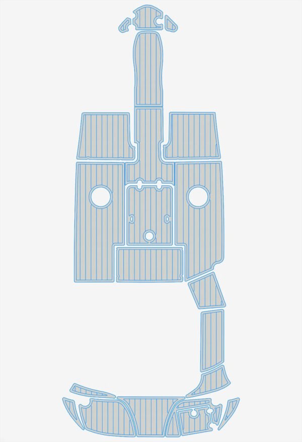 EVA foam boat floor 2006-2010 Crownline 210 LS (14) 1 Kit EVA foam boat floor 2006-2010 Crownline 210 LS