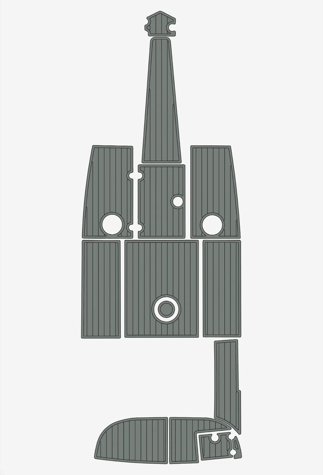 1 Kit EVA foam boat floor 2007-2011 Crownline 23 SS