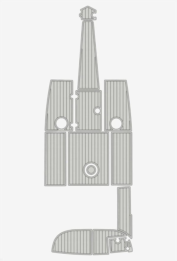 EVA foam boat floor 2007-2011 Crownline 23 SS (13) 1 Kit EVA foam boat floor 2007-2011 Crownline 23 SS