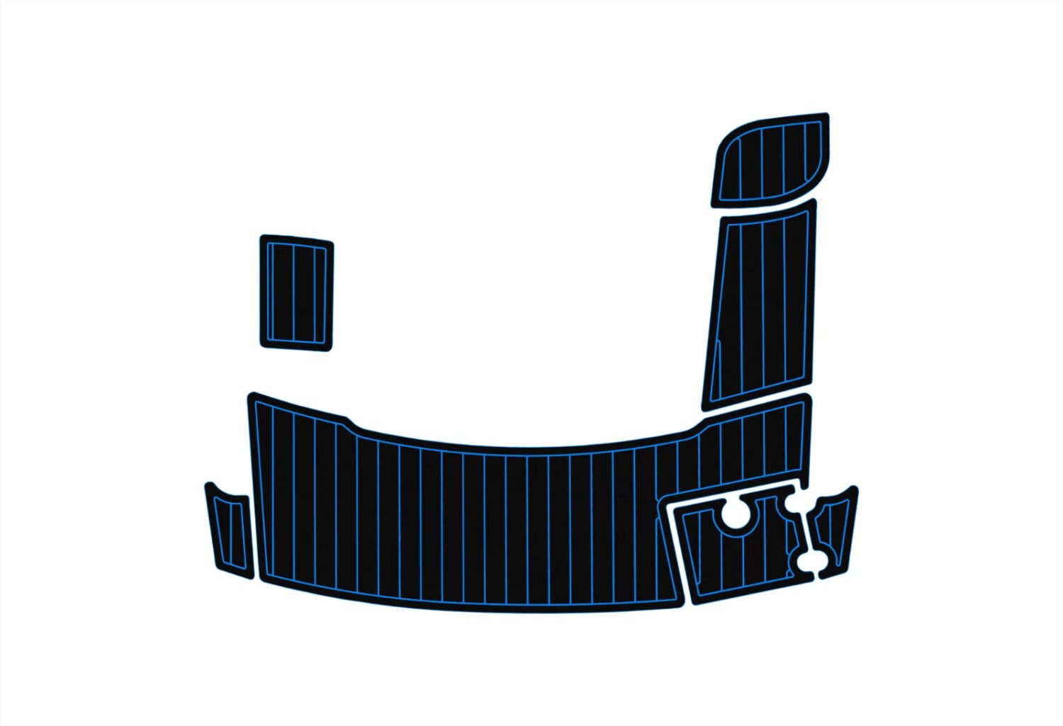 1 Kit EVA foam boat floor 2012-2018 Crownline 285 SS