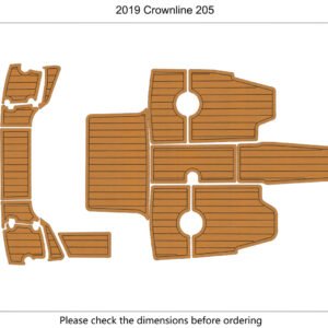 1 Kit EVA foam boat floor 2017-2021 Crownline 205