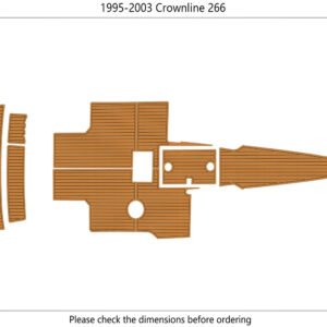EVA foam boat flooring 1995-2003 Crownline 266 (1) 1 Kit EVA foam boat flooring 1995-2003 Crownline 266