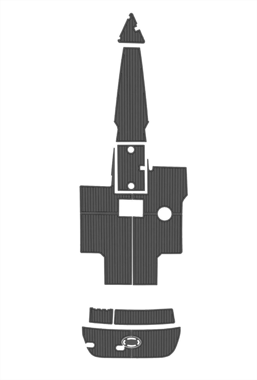 EVA foam boat flooring 1995-2003 Crownline 266 (6) 1 Kit EVA foam boat flooring 1995-2003 Crownline 266