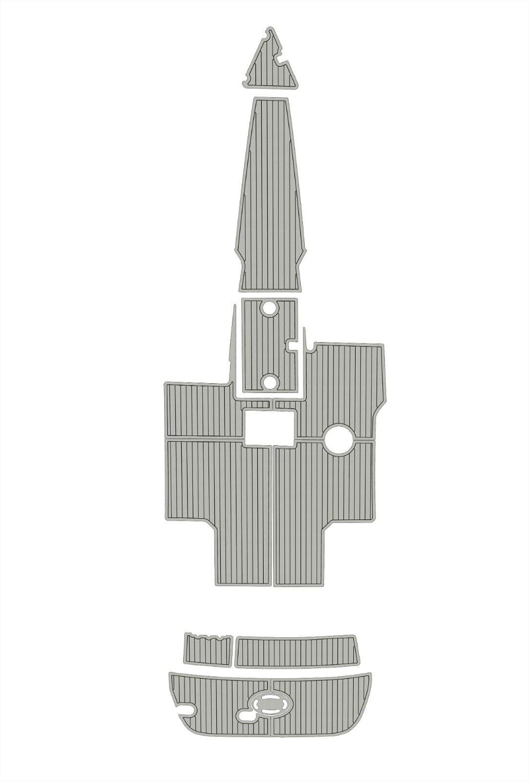 EVA foam boat flooring 1995-2003 Crownline 266 (8) 1 Kit EVA foam boat flooring 1995-2003 Crownline 266