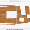 EVA foam boat flooring 1998-2003 Malibu Response (1) 1 Kit EVA foam boat flooring 1998-2003 Malibu Response