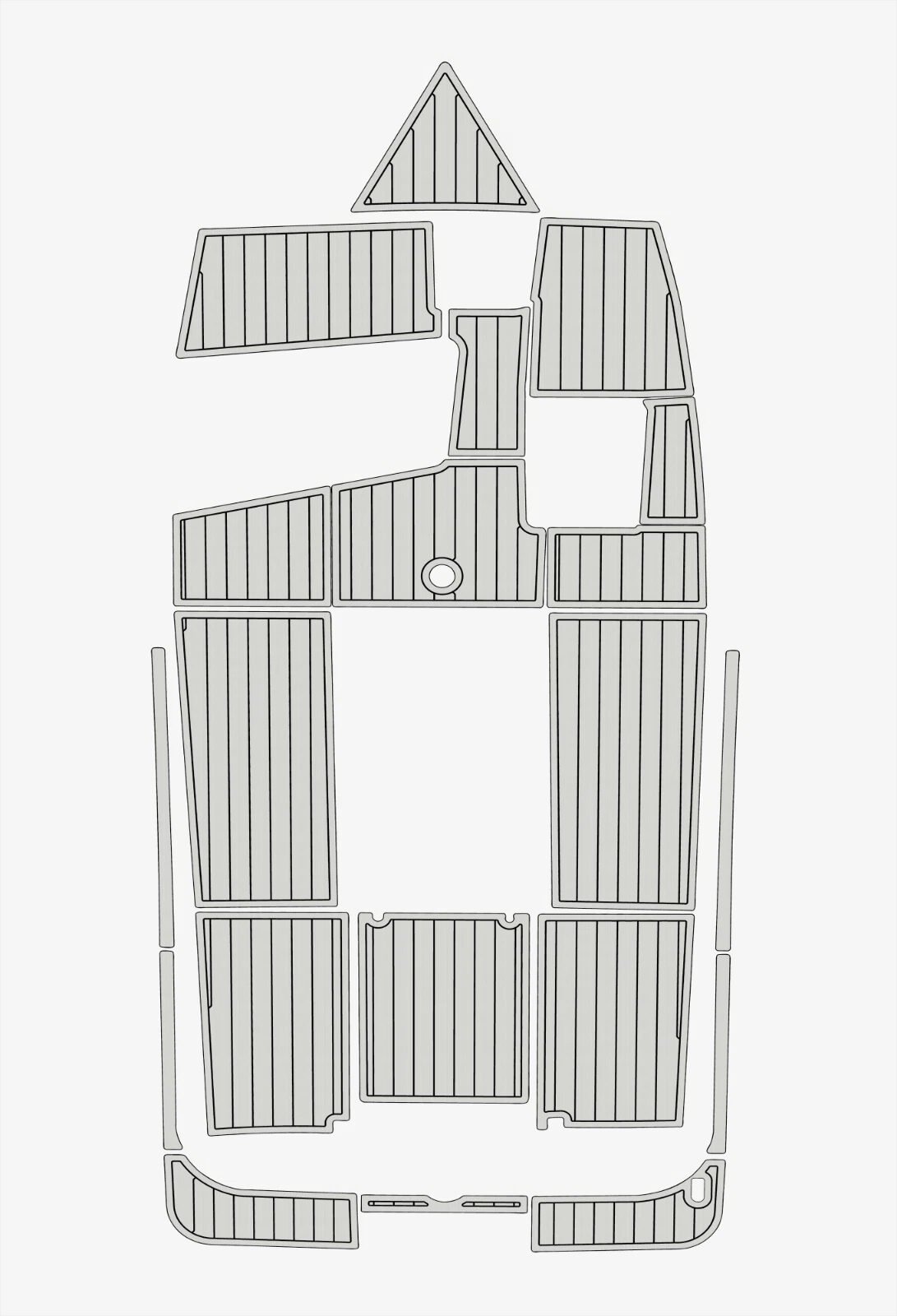 1 Kit EVA foam boat flooring 1998-2003 Malibu Response