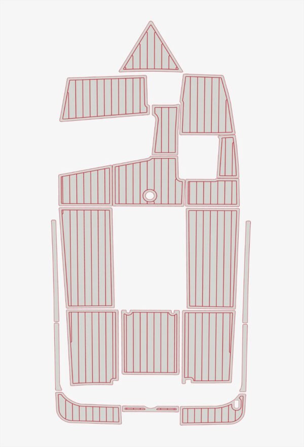 EVA foam boat flooring 1998-2003 Malibu Response (15) 1 Kit EVA foam boat flooring 1998-2003 Malibu Response