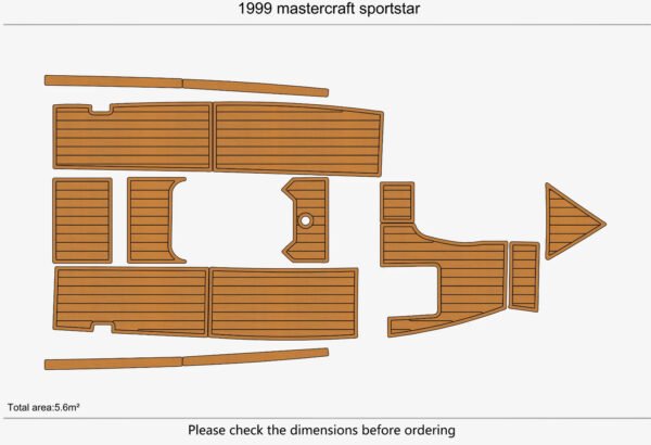 EVA foam boat flooring 1999 Mastercraft SportStar (1) 1 kit EVA foam boat flooring 1999 Mastercraft SportStar